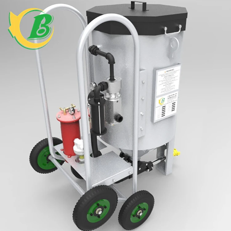 Hot Sale Dustless Sandblasting Pot/portable Abrasive Sand Blasters/high