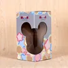 Corrugated packing box with window custom doll boxes