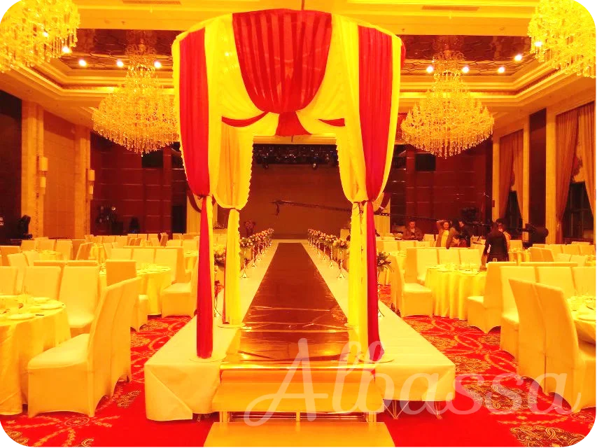 Factory Cheap Wedding Stage Decoration Apple Like Wedding Mandap