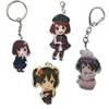 Epoxy Acrylic Charms Custom Plastic Anime Kids Girls Cartoon Character Key Chain / Keychain