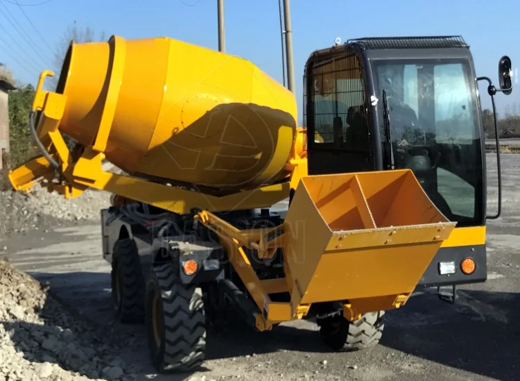 self loading concrete mixer truck