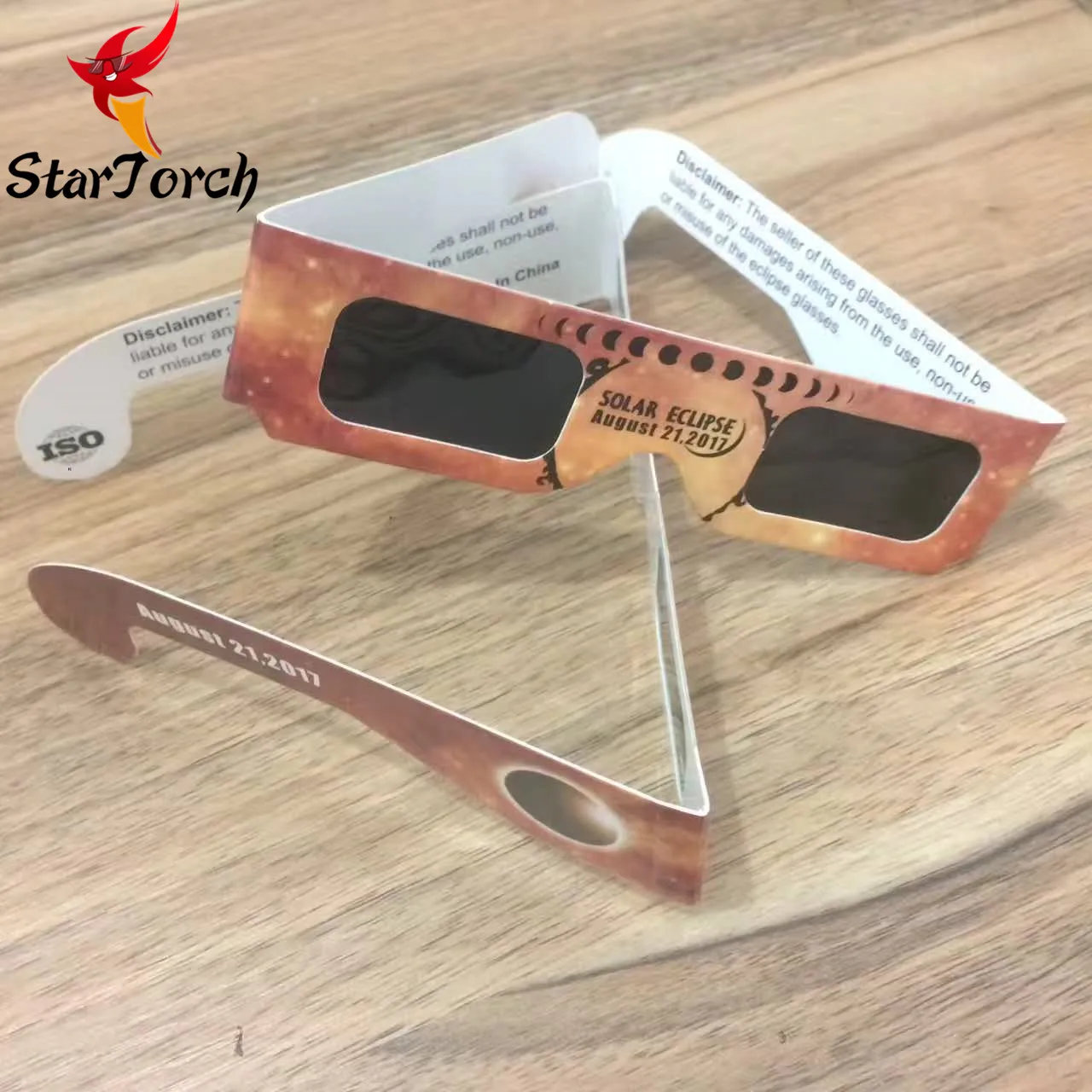 High Quality Promotional Disposable Ce 3d Paper Solar Eclipse