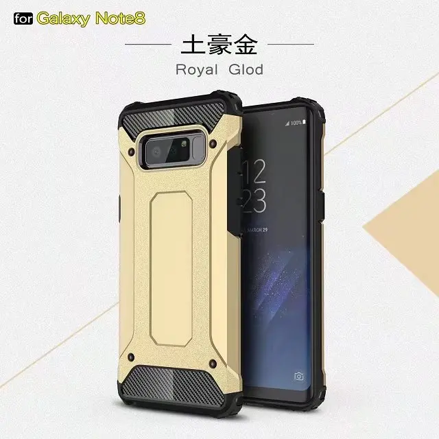 
King Kong super armor mobile phone case for samsung note 8 TPU PC case, for samsung note 8 armor shockproof case cover 