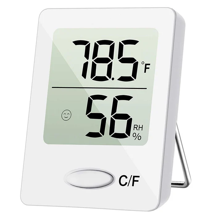 J&r New Design Small Rectangle Digital Thermometer Hygrometer For