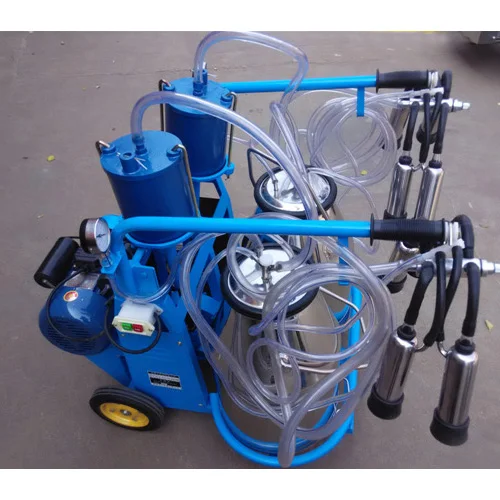 Two Buckets piston Milking Machine For Cows