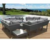 New design patio garden furniture deep seating sets cane sofas for sale