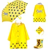 Kids Cartoon Raincoat Set Children Waterproof Umbrella Rain Boots Fashionable Customized Eco-friendly Convenient Raincoat