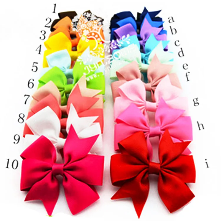 

Custom Grosgrain Boutique Ribbon Monogram Hair Bow Clip