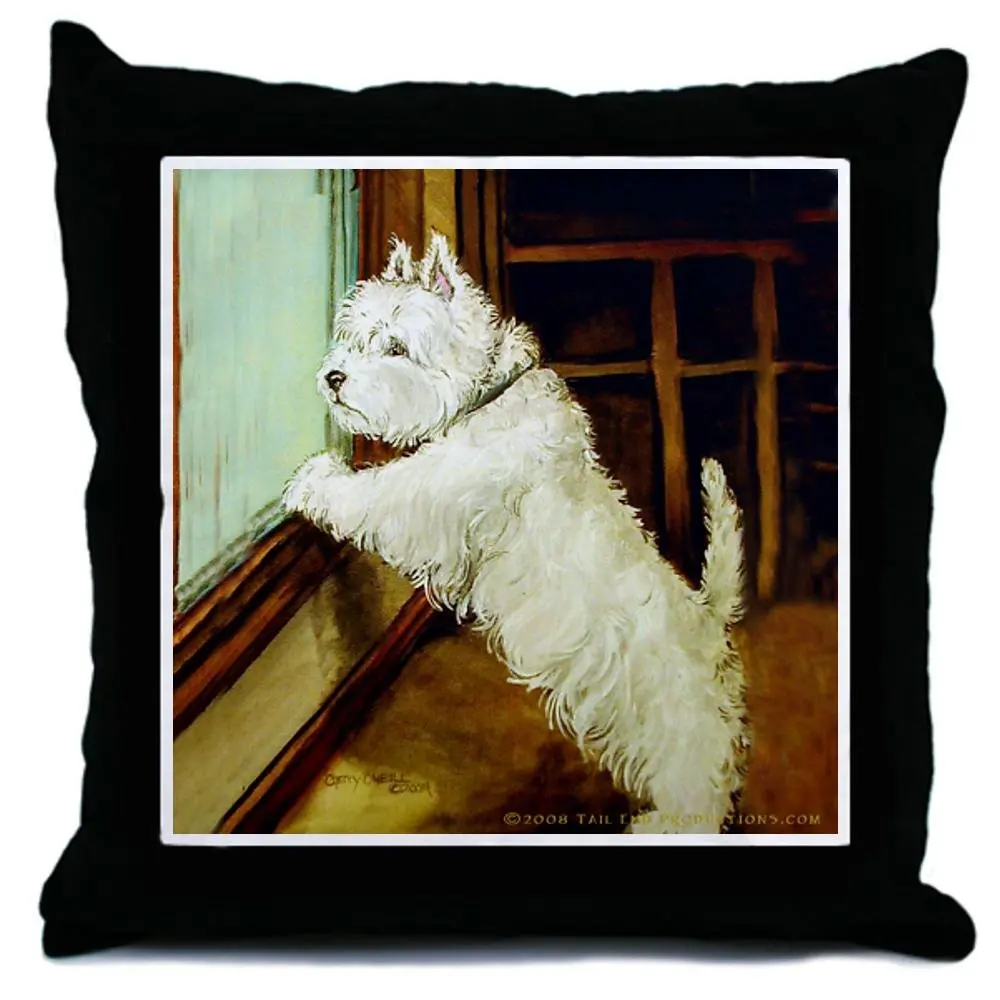 westie pillow