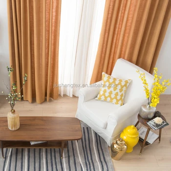 Hot Style Different Types Colorful Woven Blackout Fabric Curtcain