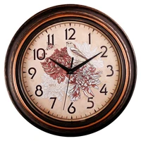 

saat plastic vintage rustic farmhouse wall clock china