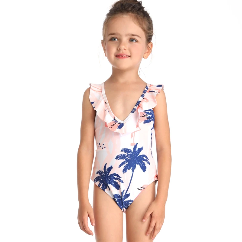 

Hotsell Kids Bikini One Piece Printed Swimsuit Baby Girls Likable Swimwear