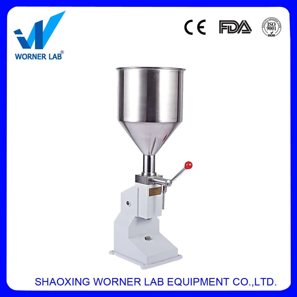 A03 Small Manual Filling Machine With Piston Structure For Cream