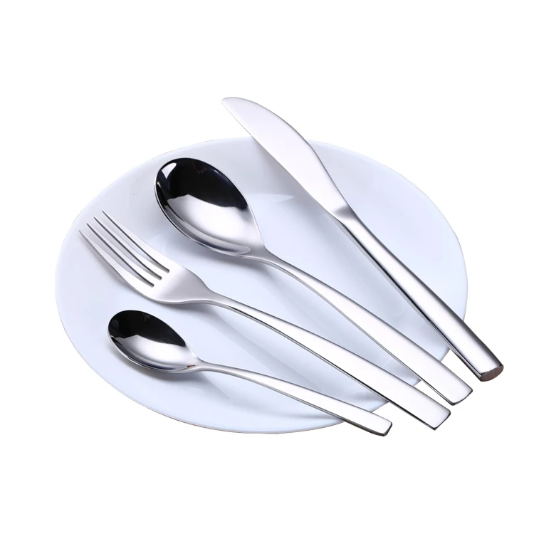 

China wholesale cutlery set stainless steel knife spoon and fork with box