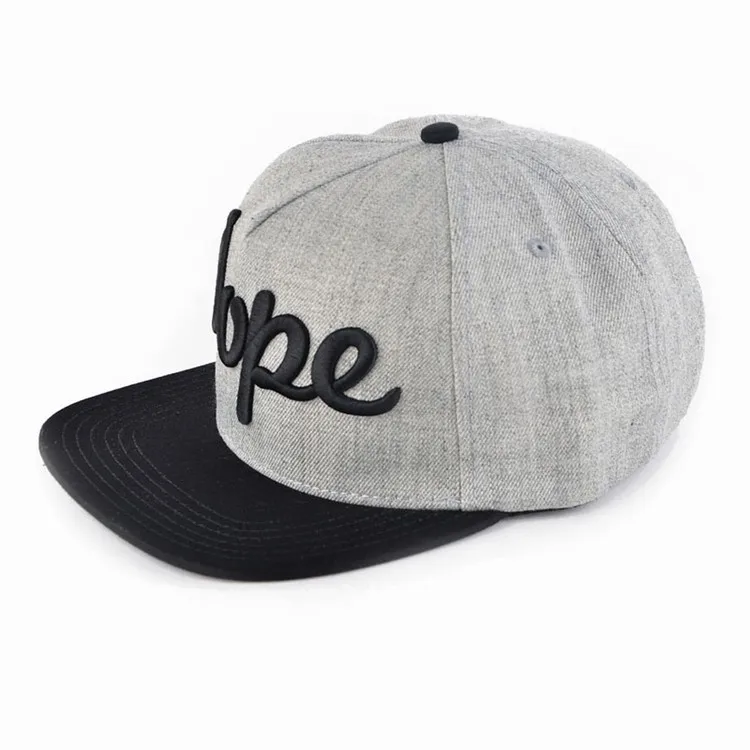 blank unstructured snapback