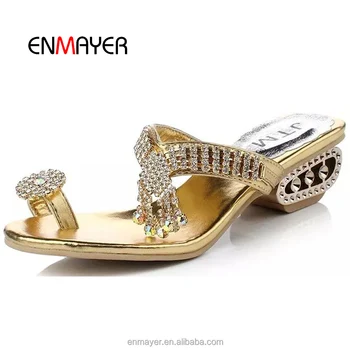 slippers dames met steentjes