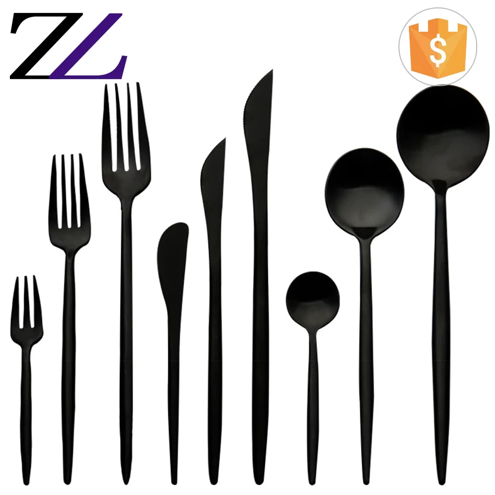 Arabic Restaurant Equipment Royal Commercial Matte Cutlery Set 18/10