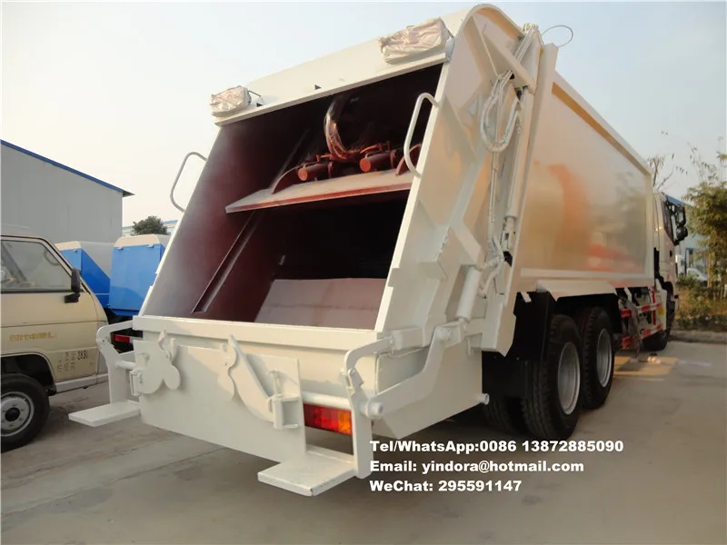 Foton 6x4 10 Wheeler 16m3 18m3 Cubic Meters Mobile Rubbish Bin Trash Lifter Press 24m3 Garbage
