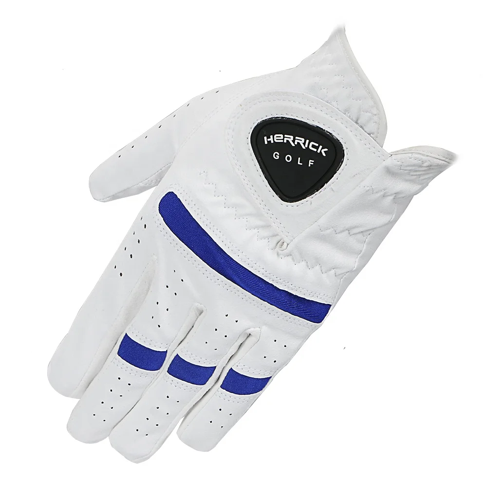 

OEM men's left soft super fiber cloth breathable Outdoor sports golf gloves