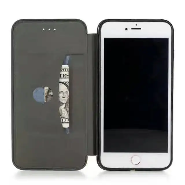 Luxury Leather Flip Folio Shell Case for apple iPhone 5 6 6plus 7 7plus Window Flip with stands Case for apple iphoen 5 6 6plus