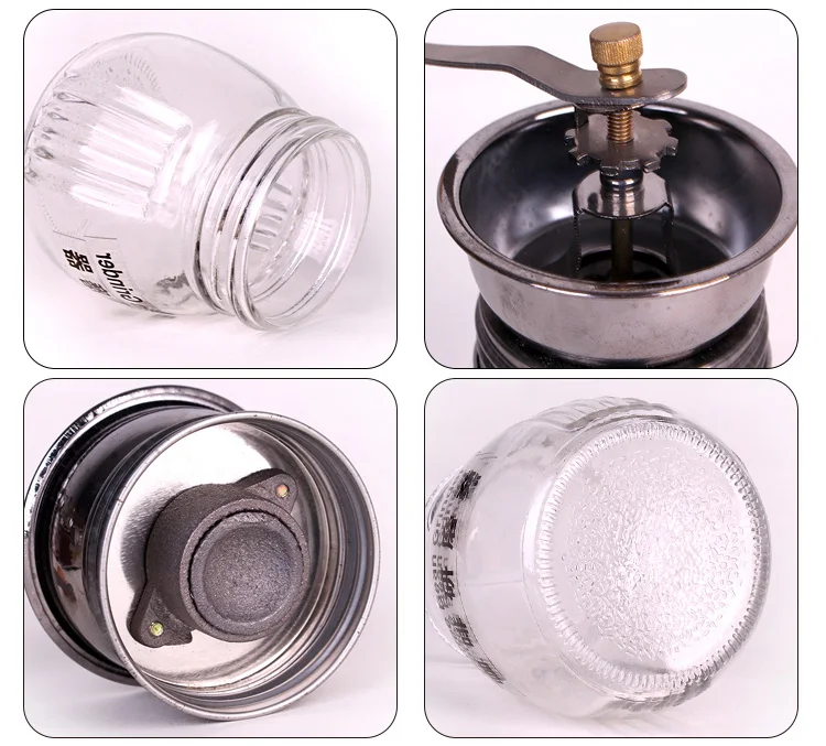 Glass Coffee Grinder Manual Coffee Bean Mills