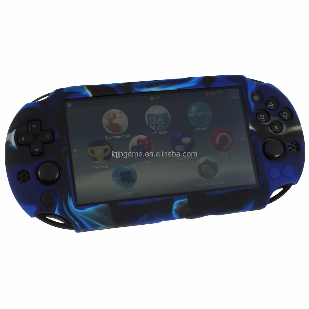 Sc1 Silicone Skin Protector Gel Cover Case For Sony Ps Vita 2000 Slim
