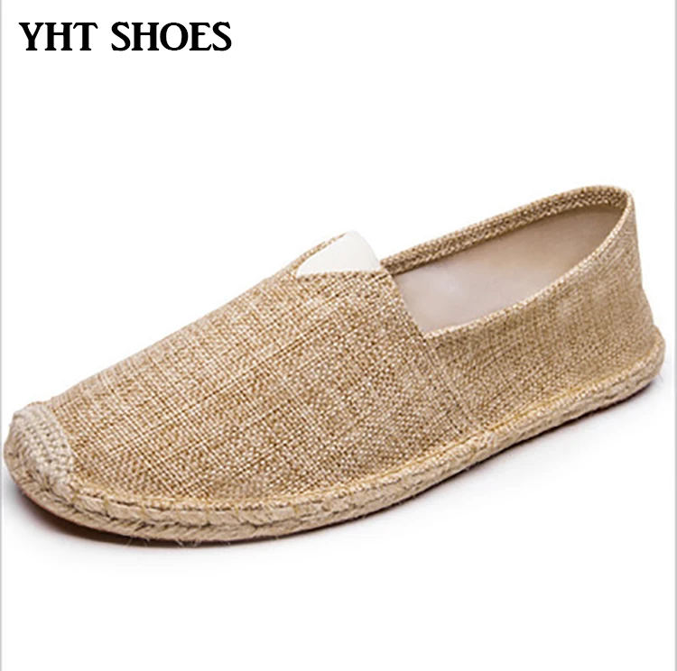 China Wholesale Jute Flat Sole Espadrilles Loafers Shoes For Women ...