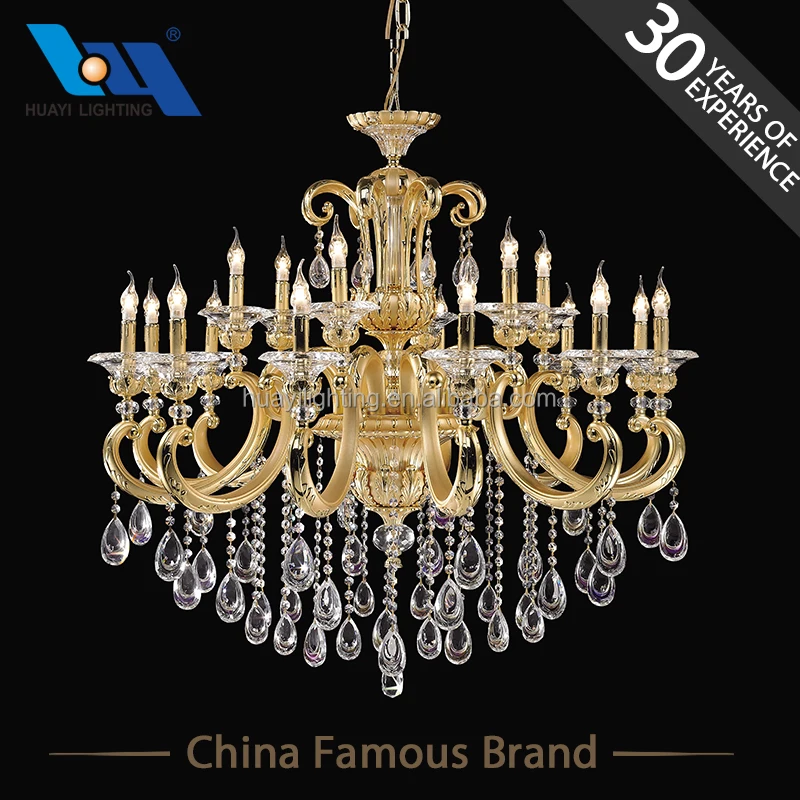Crystal Chandeliers Alloy Large Luxurious Traditional Chandelier