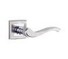 Satin Simple and Trendy Fission Exterior 300~390mm Zinc Flat Sliding Door Handle Locks
