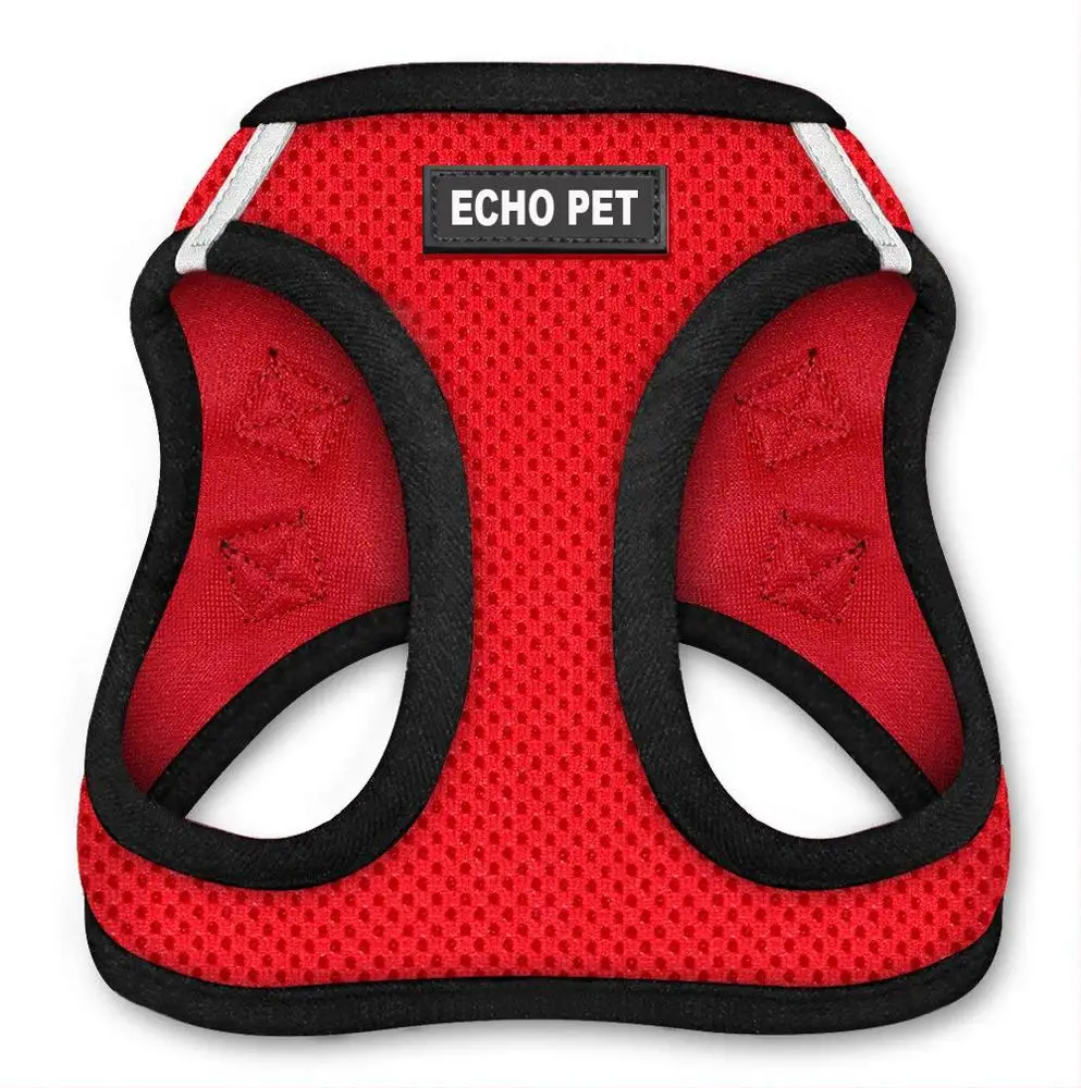 

Factory Price Wholesale Adjustable 3M Reflective Soft Mesh service dog harness