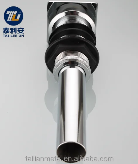 
2018 Hot sales bathroom brass square cap bath pop up waste for basin 