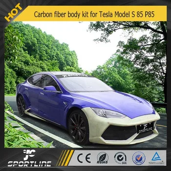 Carbon Fiber Bumper Body Kit For Tesla Model S 85 P85 Buy Carbon Fiber Bumper Body Kitcarbon Fiber Body Kitscar Body Kit For Tesla Product On