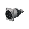 Vertical XLR Cable connector to chassis grounding