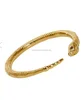 Personality 14k gold snake bangle bracelet fashion snake cuff bangle