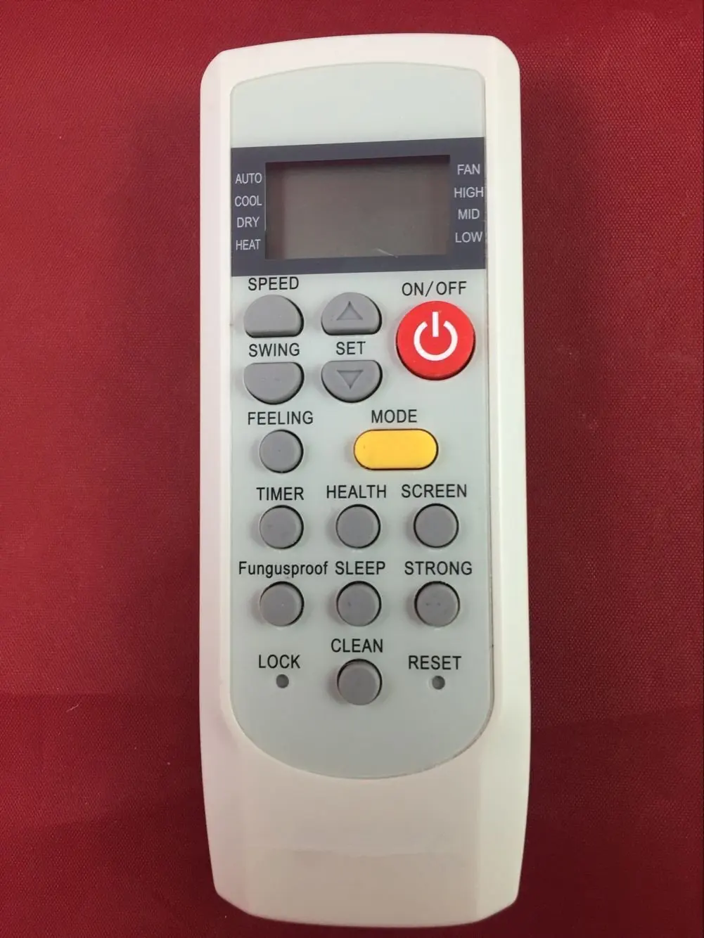 RLsales General Replacement Remote Control YKR-I/001E for AUX Silver Window Wall Mounted Portable Air Conditioner