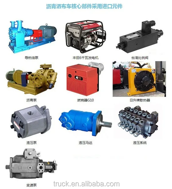 14Cbm Bitumen Distributor Truck Bitumen Spraying Truck Bitumen Truck