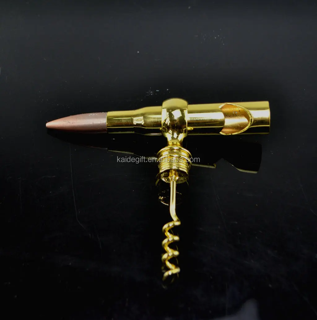 

new design zinc bullet Bottle Opener, Golding