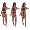 Sexy Sleeveless Off-Shoulder Sequined Top + Cutout Skirt Women's Two-Piece Set