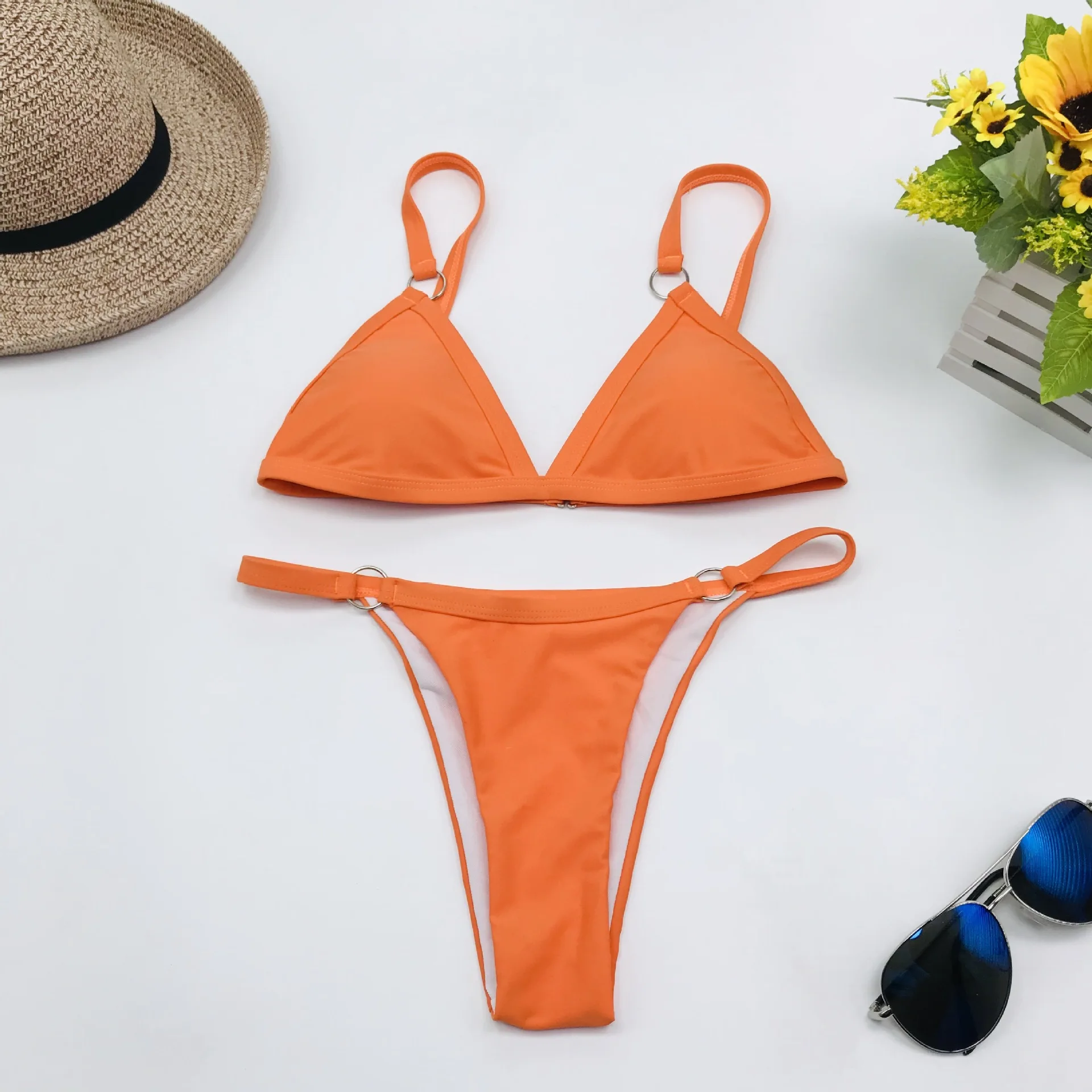 女性泳装两件分裂比基尼套装泳衣 buy women 2 piece swimsuit,wome