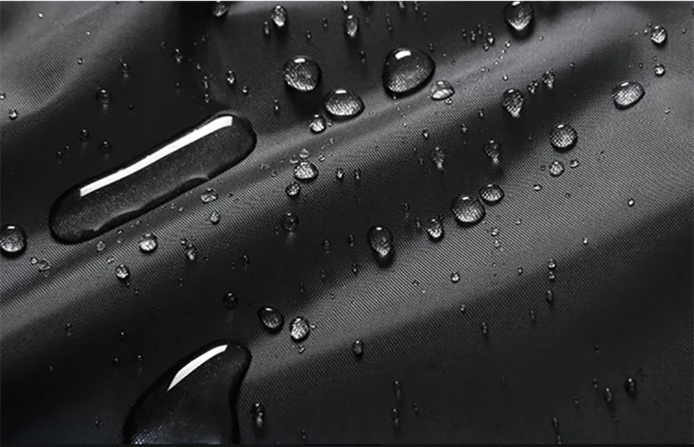 High Quality Raincoat Black Color 170t Polyester Mens Reflective Double Layer Rainsuit With Mesh Lining