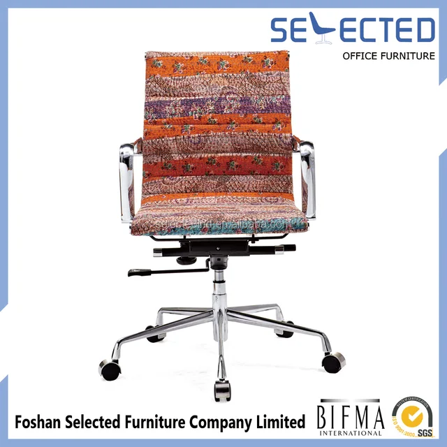 Executive Office Chair Cooling Pad Source Quality Mid Back Metal Chrome Office Chair Cooling Pad Indonesia