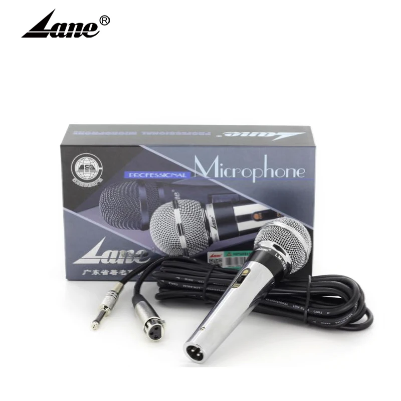 

New Design Wired Microphone Singing, Silver