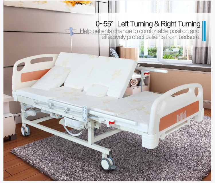 
multi function medical electric home nursing bed with patient lift 