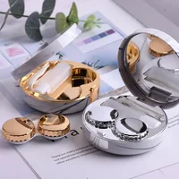 

2019 luxury marble contact lens case custom accept logo