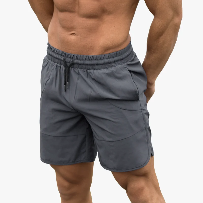 Fashion Apparel Fitness Wholesale Custom Black Mens Gym Sports Shorts