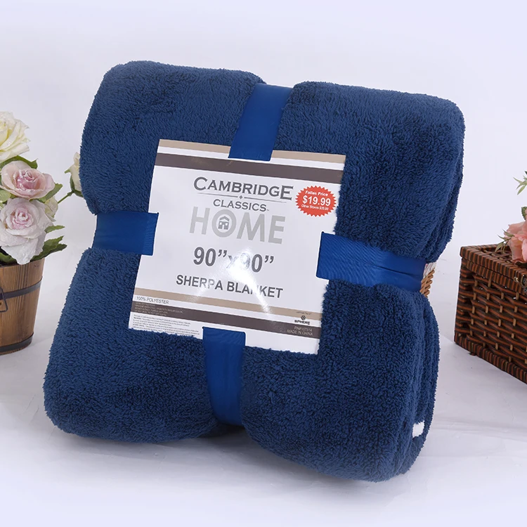 Custom Solid Super King Size Thick Heavy Coral Fleece Blanket Buy