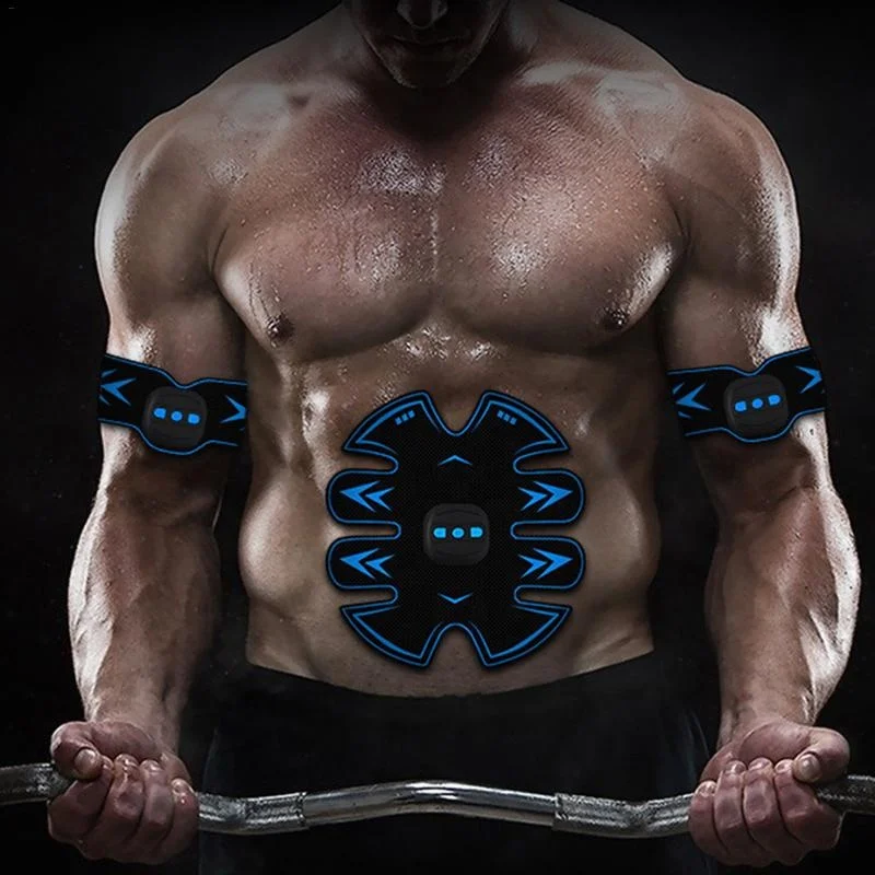 

2019 new rueda abdominal compex muscle stimulator abdominal muscle training machine, Blue and pink