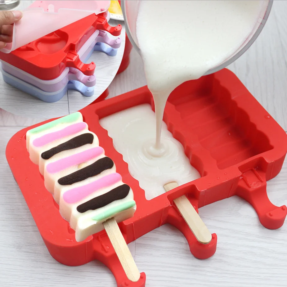 Food grade silicon gel popsicle mold