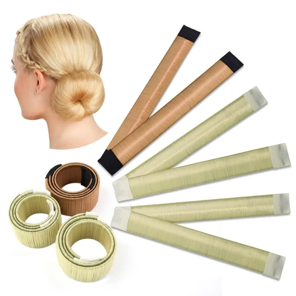 

Quick Shipment Magic French Hair Bun Maker for Women Twist Disk Donut, 5 colors available