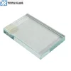 4x8 building clear float tempered glass sheet wall panel for fence